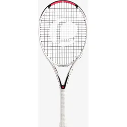 Tennisschläger TR160 Graph Erwachsene besaitet weiß WEISS|ROT|SCHWARZ GRIP 0