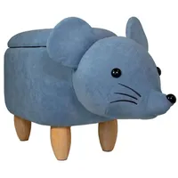 Svita Animal storage Kinderhocker Tierhocker mit Stauraum gepolsterter Hocker