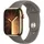 Apple Watch Series 9 GPS + Cellular 45 mm Edelstahlgehäuse gold, Sportarmband tonbraun M/L