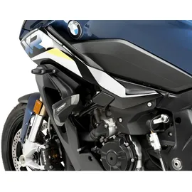 PUIG Motorschutz Pro 2.0 aus Polyamid mit elastomeren Zonen und aerodynamischem Design für erweiterten Schutz, Schwarz