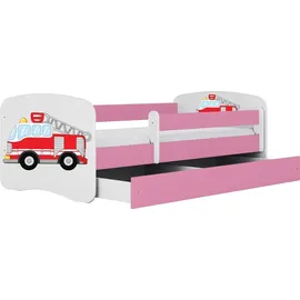 raumhirsch furniture Kinderbett Raumhirsch 80 x 180 cm Holzwerkstoff rosa