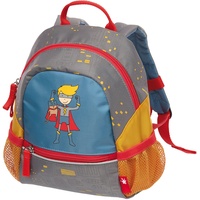 Sigikid sigikid, Jungen, Rucksack klein, Pille Power Motiv, Grau,