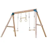 Axi Maya Doppelschaukel mit Trapez  299 x 208 x 186 cm braun