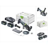 Festool DSC-AGC 18-125 FH EB-Basic Akku Freihandtrennsystem 18 V 125 mm Brushless + 2x Akku 5,0 Ah + Ladegerät + Systainer
