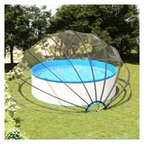 vidaXL Pool-Kuppel 440 x 220 cm transparent