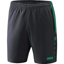 Jako Competition 2.0 Sport-Shorts Anthrazit/Türkis 4XL