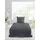 BIERBAUM Chic Uni unifarben grau 240 x 220 cm + 2 x 40 x 80 cm