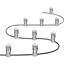 LEDVANCE Außenleuchte Kunststoff 9,6 cm 9er Set RGBW