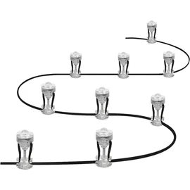 LEDVANCE Außenleuchte Kunststoff 9,6 cm 9er Set RGBW