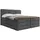 MID.YOU Boxspringbett 160 x 200 cm H2 Anthrazit