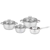 gustav voss 7-tlg. Edelstahl Kochtopf-Set NEAPEL 64001