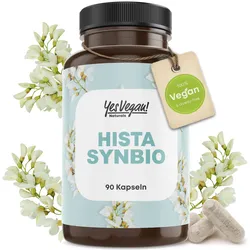 Yes Vegan® Hista Synbio (90 Kapseln) Milchsäurebakterien und Bifidobaktieren, 20 Mrd. Keimen Kapseln 1x90 St