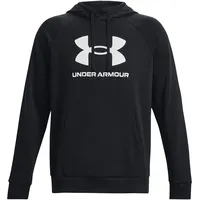 Under Armour Rival Fleece Logo Hoodie Herren 001 black/white XS