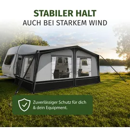 moritz Sturmband 13 Meter Markise Schwarz