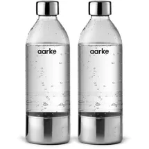 Aarke PET-Flasche 2 x 0,8 Liter silber