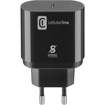 Cellular Line Cellularline Super Fast Charger 25W schwarz (ACHSMUSBCPD25WK)