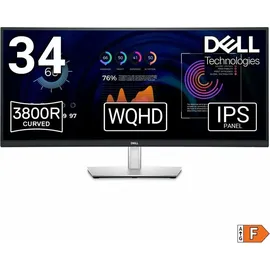 Dell P3424WE 86,4cm (34") UWQHD 21:9 Monitor HDMI/DP/USB 3.2 Gen1