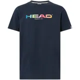 Head Racket Head Rainbow T-Shirt Junior, Navy - 140