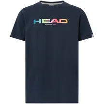 Head Racket Head Rainbow T-Shirt Junior, Navy - 140