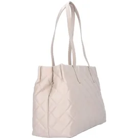 Valentino Ocarina Shopper Synthetik Beige/Weiß