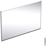 GEBERIT Option Plus Square Lichtspiegel 105x70x3.5cm, schwarz matt/Aluminium eloxiert, 502784141,