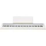 Korg B2 Digitalpiano, Keyboard, E-Piano (mit Notenpult, Dämpferpedal und Lernsoftware zum Üben zuhause), USB Midi/Audio-Anschlüsse, 88 Tasten, weiß