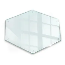 Tulup Schneidebrett Glas 1-tlg. 40 x 34 cm Transparent