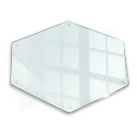 Tulup Schneidebrett Glas 1-tlg. 40 x 34 cm Transparent