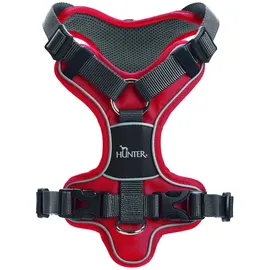 Hunter Divo Hundegeschirr rot/grau M
