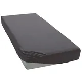 Estella Spannbettlaken Zwirnjersey 6900 90 x 200 - 120 x 220 cm schiefer