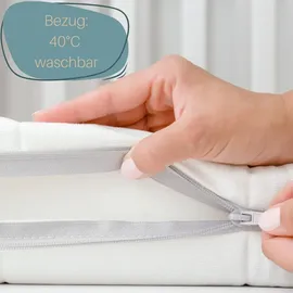 möbel-gerner Topper 7-Zonen Matratzentopper H3 140 x 200 cm weiß