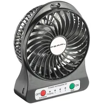 Pearl 2in1 Akku-Tisch-Ventilator + LED-Leuchte