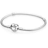 Pandora Moments Silberarmband 590719 Damen-Armband Herz, 17 cm