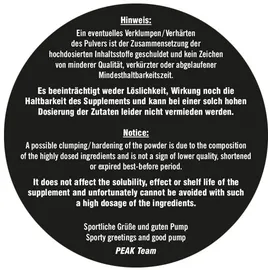 Peak Performance Epic Pump Fresh Berry Pulver 500 g