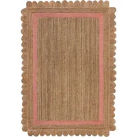 Flair Rugs Teppich »Grace«, rechteckig, 63127057-0 natur/pink 7 mm