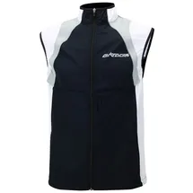 Airtracks Herren Fahrradweste Laufweste Radweste Leichte Wind Weste Reflektierend Winddicht Ärmellos Windstopper Atmungsaktiv Windstopper S M L Xl XXl 3XL 4XL - schwarz-weiß - L - Herren - L