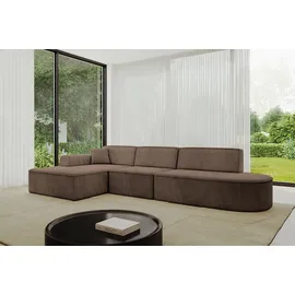 altdecor Ecksofa Ottomane Links IREA-L2-v3 327x165x77 cm Braun
