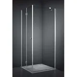 Dansani Match Falttür Eckeinstieg (1/2), 97-99cm, klares Glas