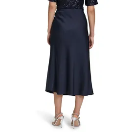 Vera Mont Satinrock wadenlang blau