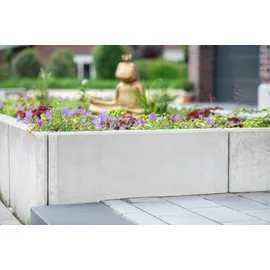 Diephaus L-Stein bewehrt Grau 130 x 100 x 70 x 12 cm