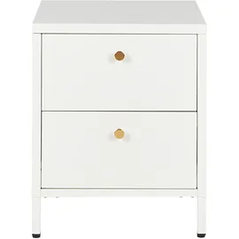 Beliani Nachtschrank KYLEA 43 x 43 x 55 cm Weiß