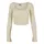 URBAN CLASSICS Short Rib Corsage Langarm-T-Shirt Soft Seagrass 3XL