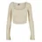 URBAN CLASSICS Short Rib Corsage Langarm-T-Shirt Soft Seagrass 3XL