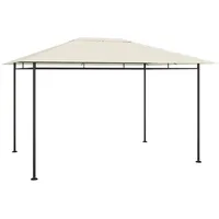 VidaXL Pavillon 384x281x270 cm Taupe 180 g/m2
