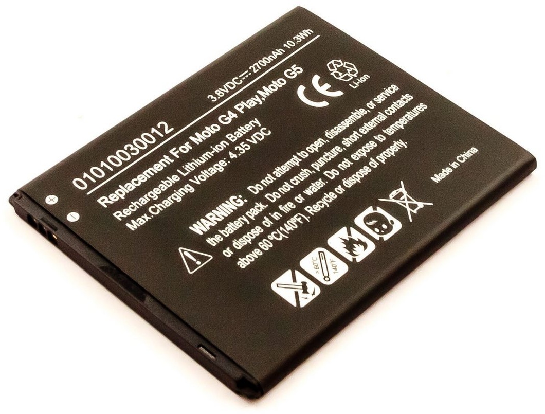 Produktbild AGI Akku kompatibel mit Motorola XT1601 Akku Akku schwarz