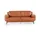 W.Schillig Couch Lederbezug 2-Sitzer Braun
