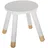 Atmosphera Kinderhocker Douceur h 27 cm weiß