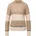 Leichter Pullover und Pailletten beige 36