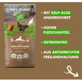 Irish Pure Senior | 1.5kg | Freiland-Huhn mit Kelp-Alge & Gemüse | Hoher Fleischanteil | Getreidefrei | Sensitiv | Hundetrockenfutter | Hundefutter für alle Rassen