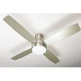 AireRyder Saturn 132 cm Deckenventilator silber/pinie mit Licht inkl. Fernbedienung